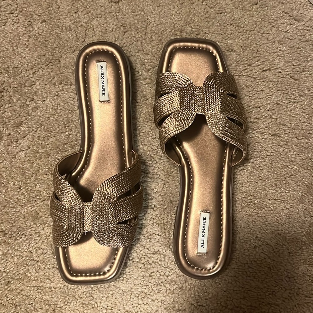 Alex Marie Fallon Bronze Sandals